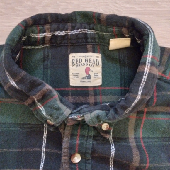 Red head plaid shirt. - Picture 7 of 8